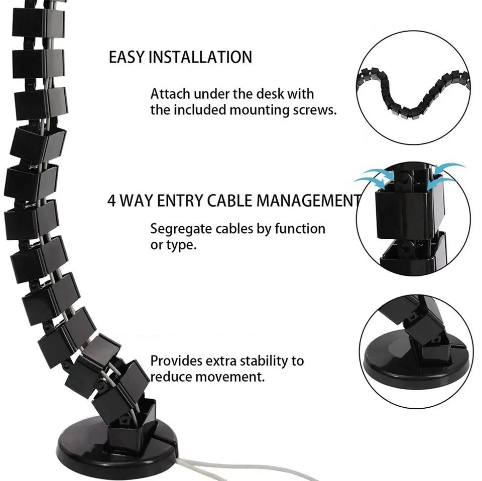 Cable Tray Under Desk - Debaixo De Mesa Bandeja De Cabos,