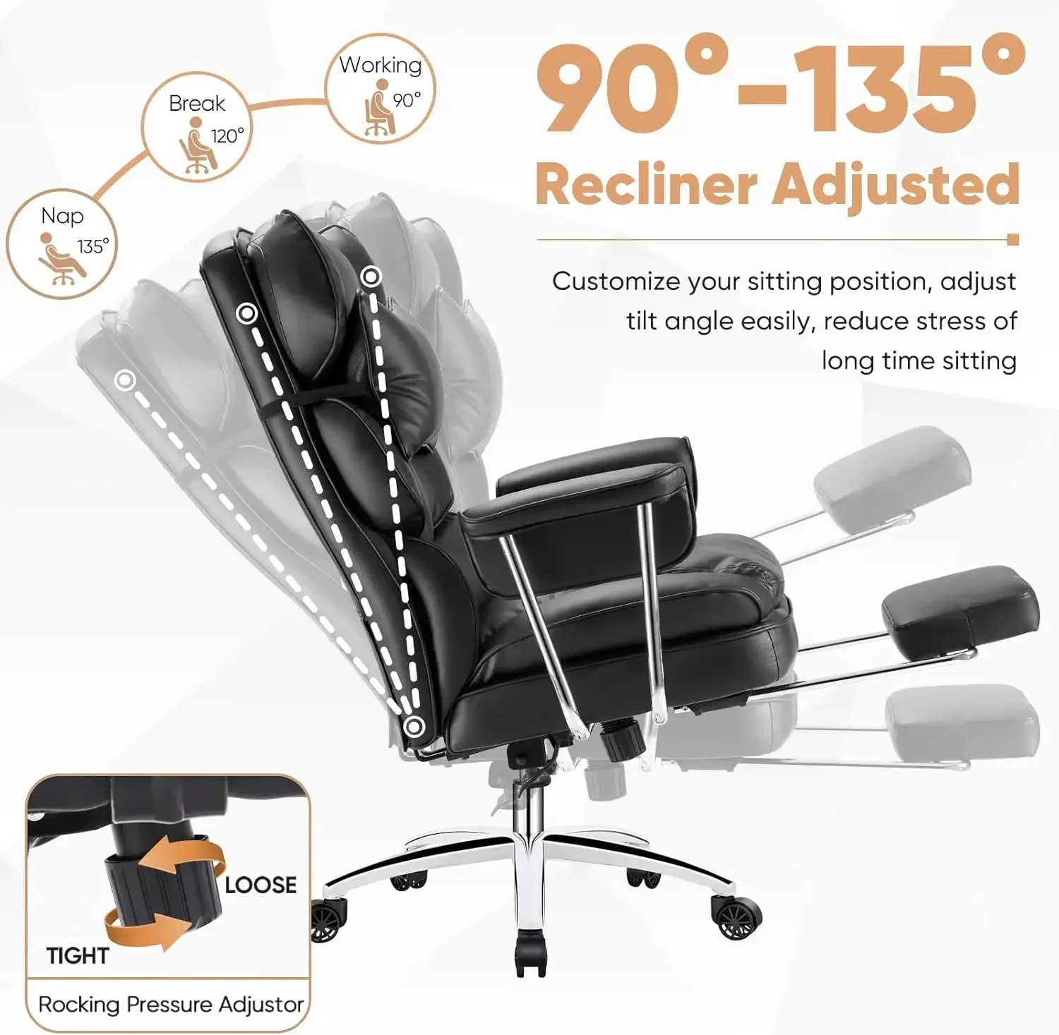 Office Furniture Com - Cadeira de Escritório Executiva para Home