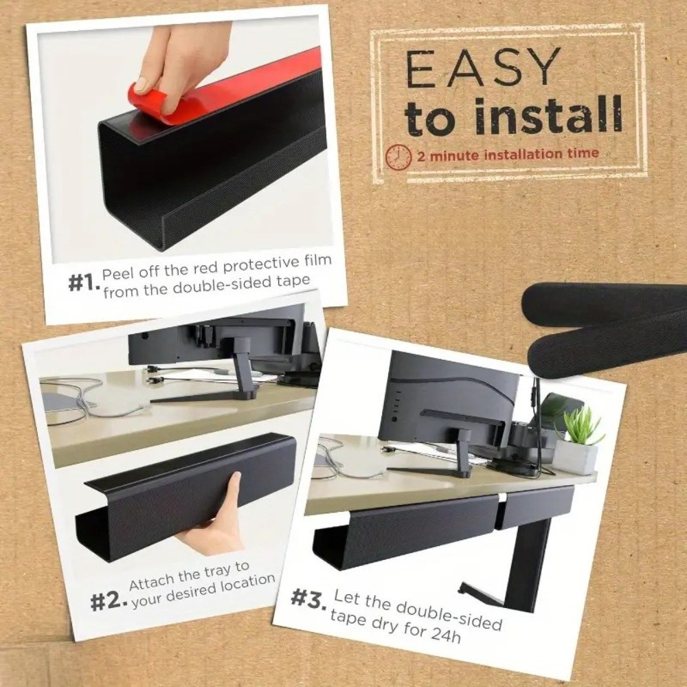 Bandeja Organizadora de Cabos  - Cable Tray Under Desk avaliação e preço