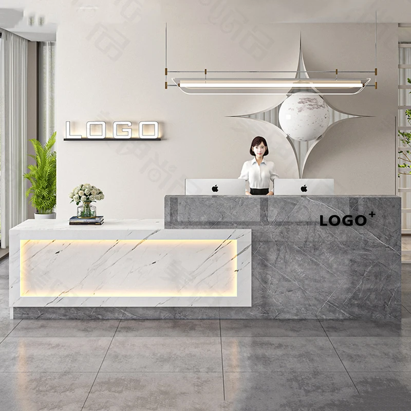 Balcão de Recepção Moderno de  - Office Furniture Suppliers avaliação e preço