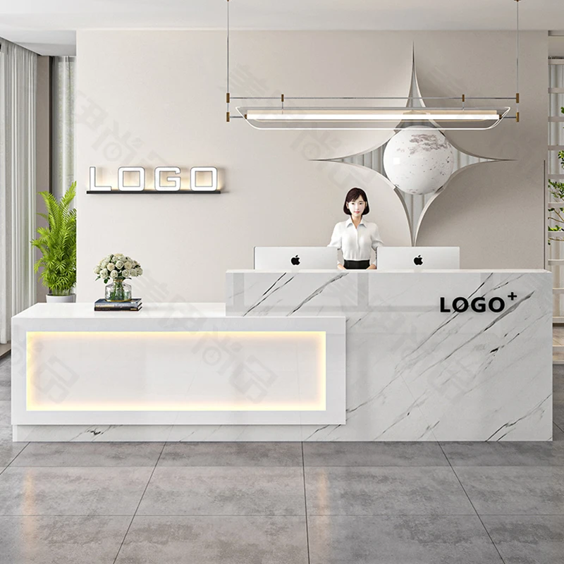 Balcão de Recepção Moderno de  - Office Furniture Suppliers avaliação e preço