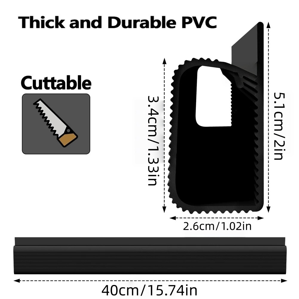 2 Peças de 40cm/15,75 polegada - Cable Tray Under Desk avaliação e preço