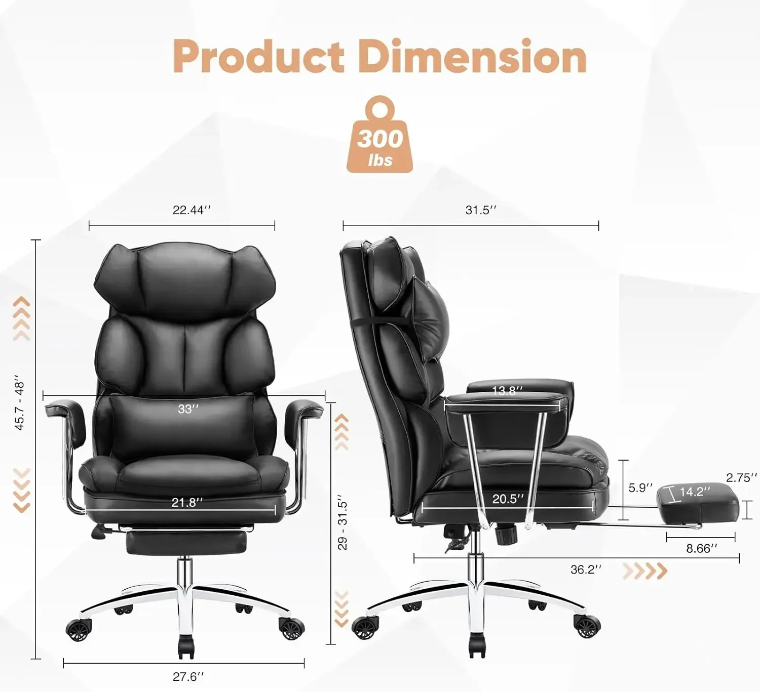 Cadeira de Escritório Executiv - Office Furniture Com avaliação e preço