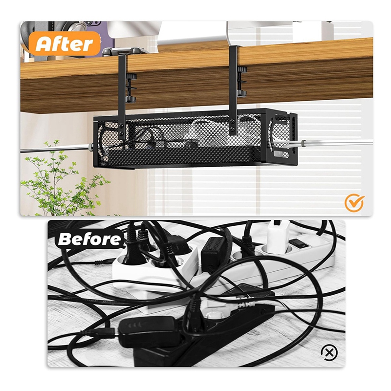 Organizador de Cabos para Arma - Cable Tray Under Desk avaliação e preço